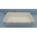 8.7"rectangle oven plate level line